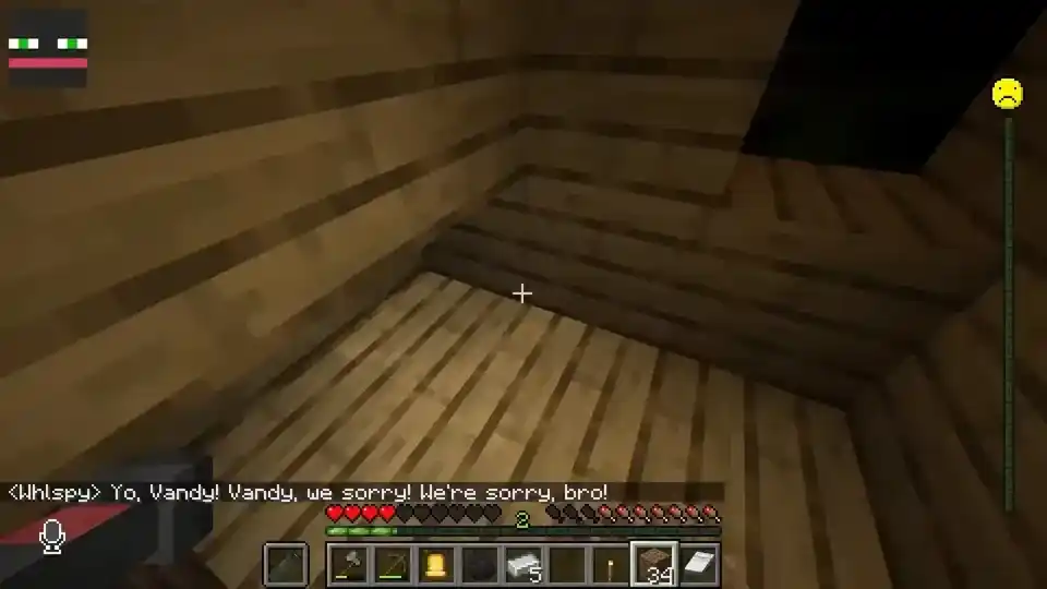 Verity transforming into the Demon