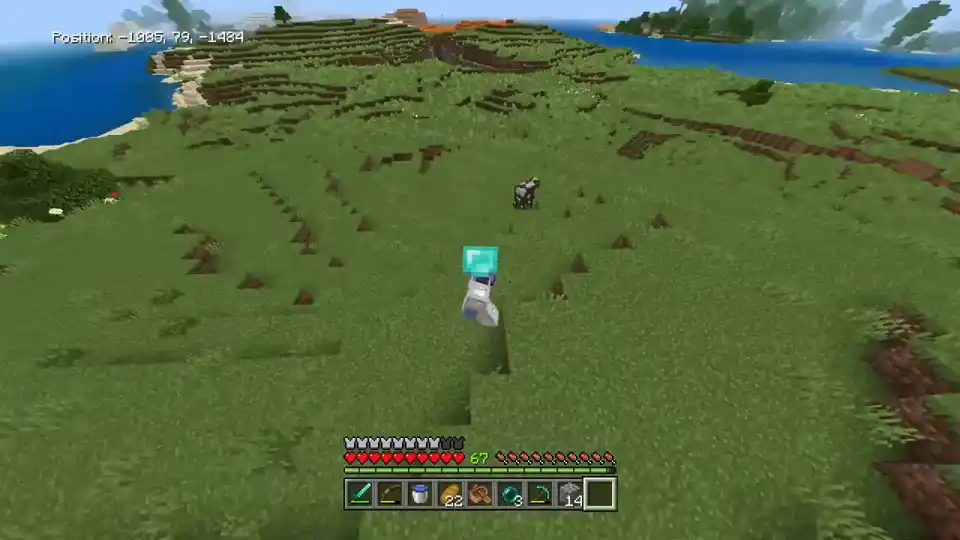 The Verity Demon chasing the player in Bedrock
