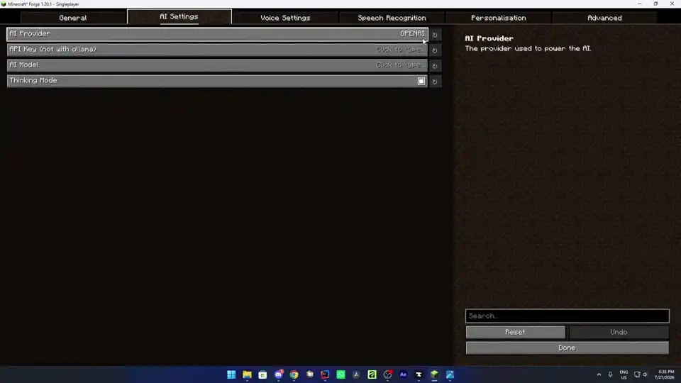 Groq console API key creation