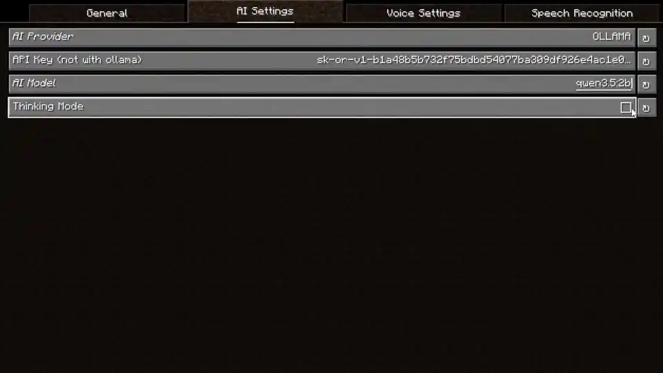 Verity mod config with Ollama model name