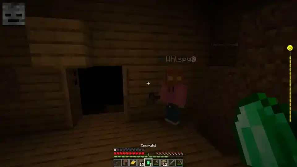 Verity giving emeralds after being appeased